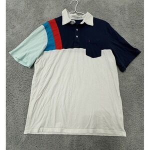 Criquet Mens Large Pima Cotton‎ Spandex Blend Golf Polo